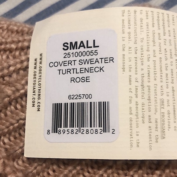 Obey Sleeveless Mock Neck Sweater - Picture 6 of 7